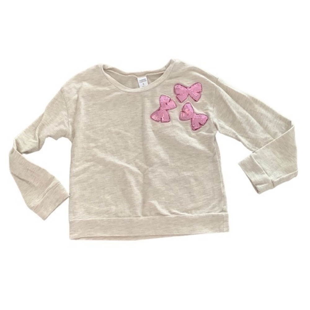 Harper Canyon 5T sequins bows sweater